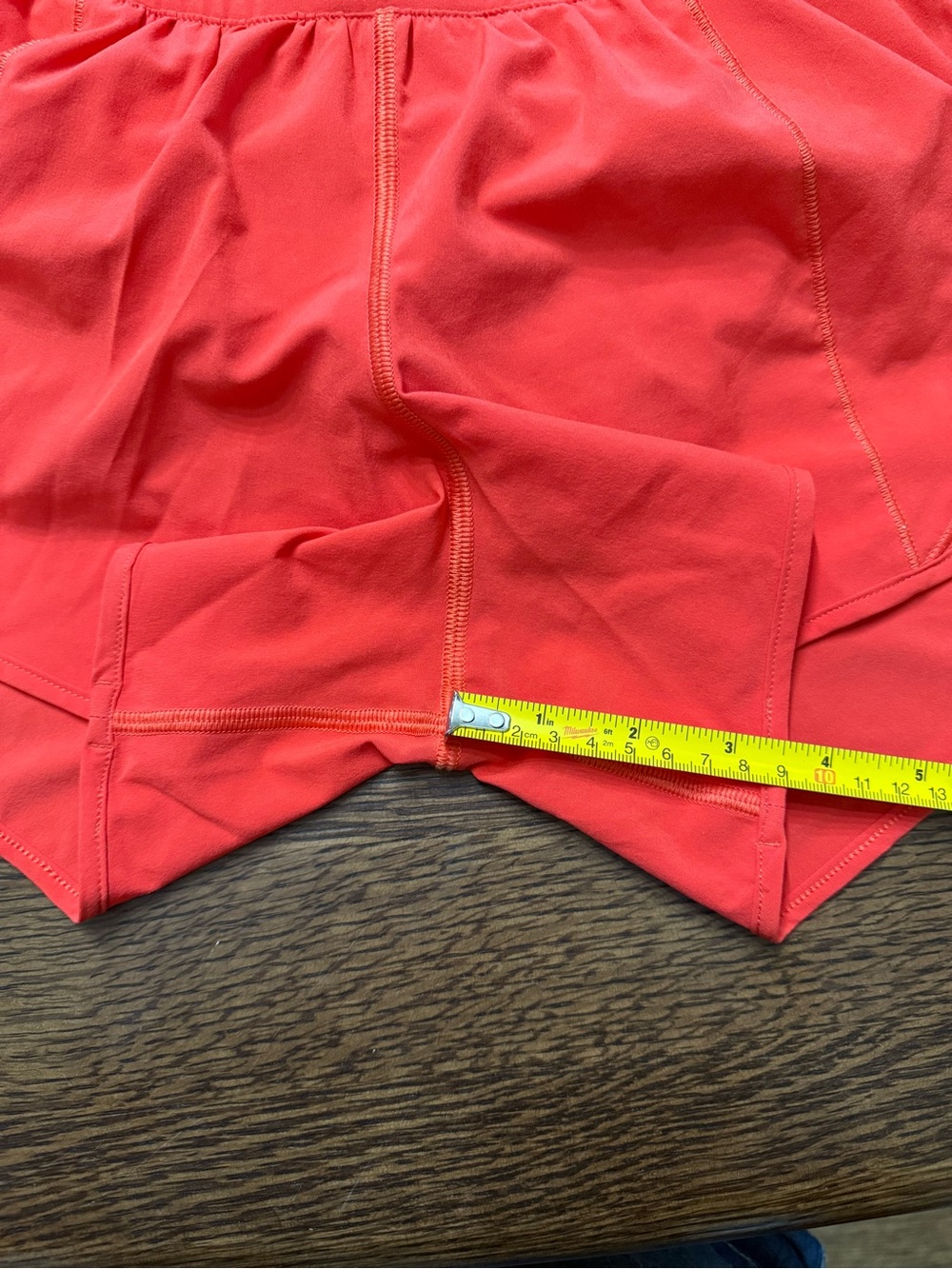 lululemon athletica Girls' Active Shorts - Red and Heather Gray - Picture 14 of 15